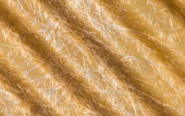 Green fibreglass roof waterproofing